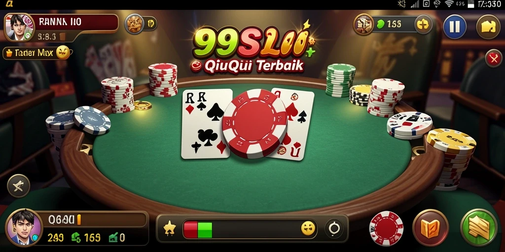 Tampilan gameplay QiuQiu yang seru dan mendebarkan di 99SL.