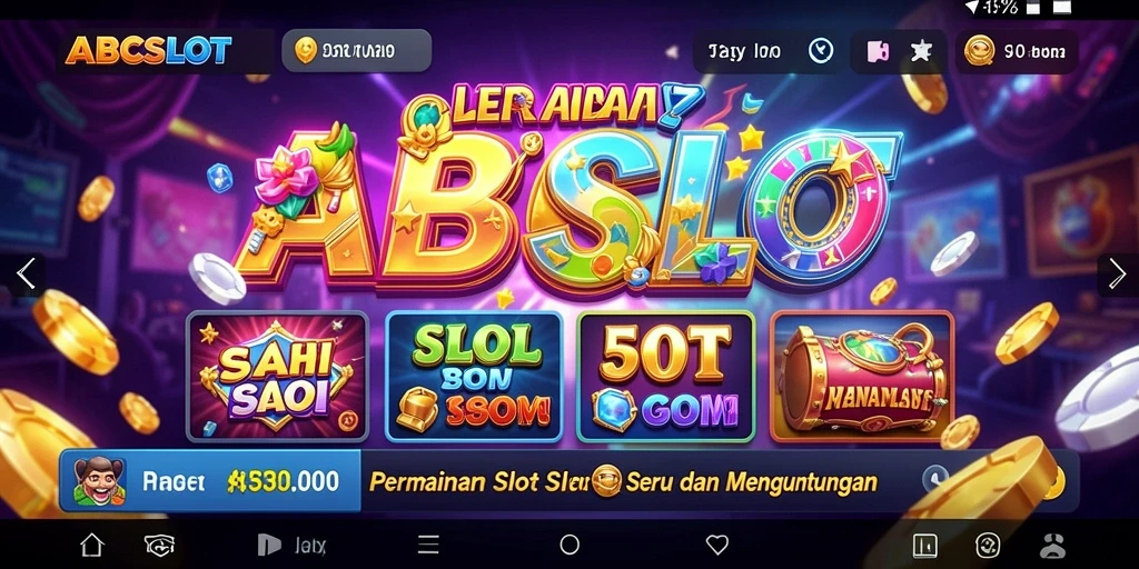 Tampilan utama gameplay ABCSLOT, menampilkan keseruan slot.