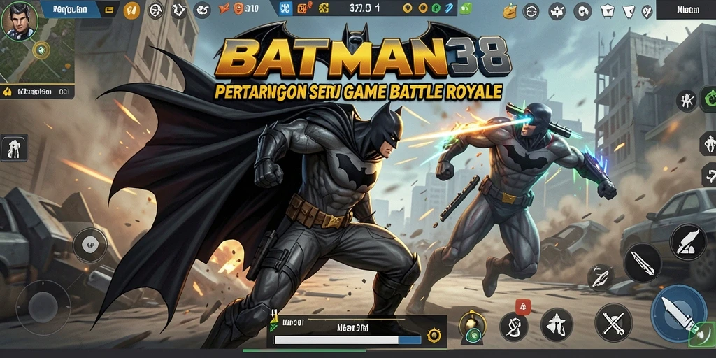 Gameplay seru dalam BATMAN138 dengan aksi Battle Royale.