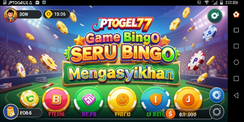 Gameplay Bingo yang seru dan interaktif di JPTOGEL77.
