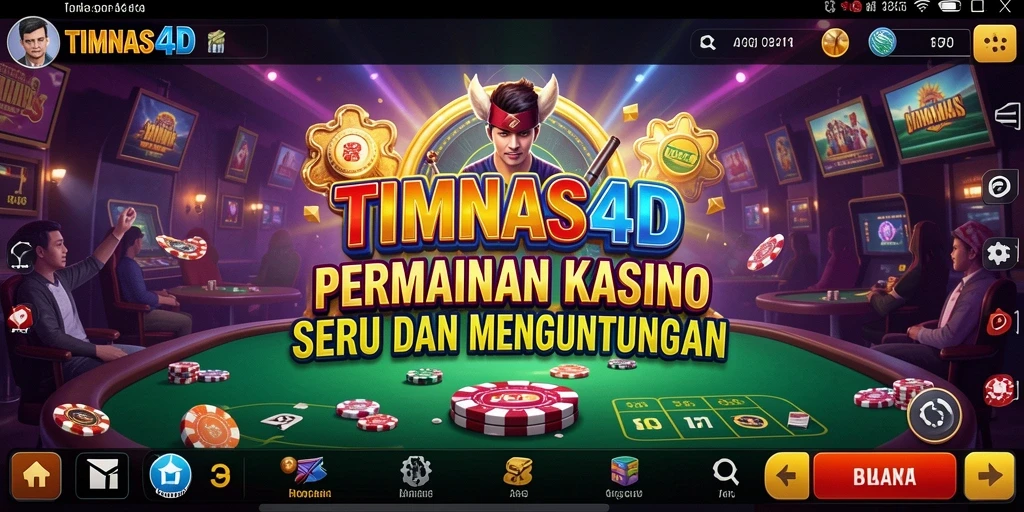 Tampilan menarik dari gameplay Kasino TIMNAS4D