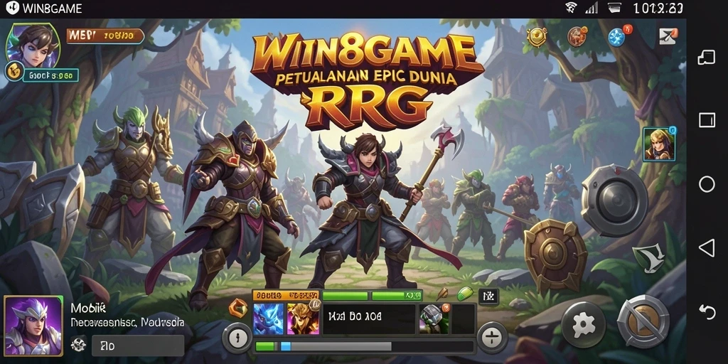 Tampilan gameplay RPG yang mendebarkan dan detail.